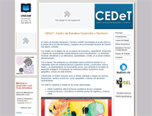 Tablet Screenshot of cedet.edu.ar